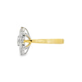 Diamond 18ct Yellow Gold 3.06ct Flower Cluster Ring