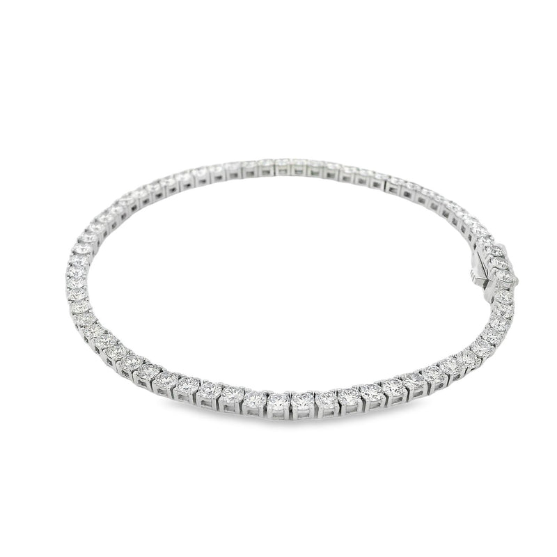 Round Brilliant Cut 5.57ct Lab Grown Diamond Bracelet