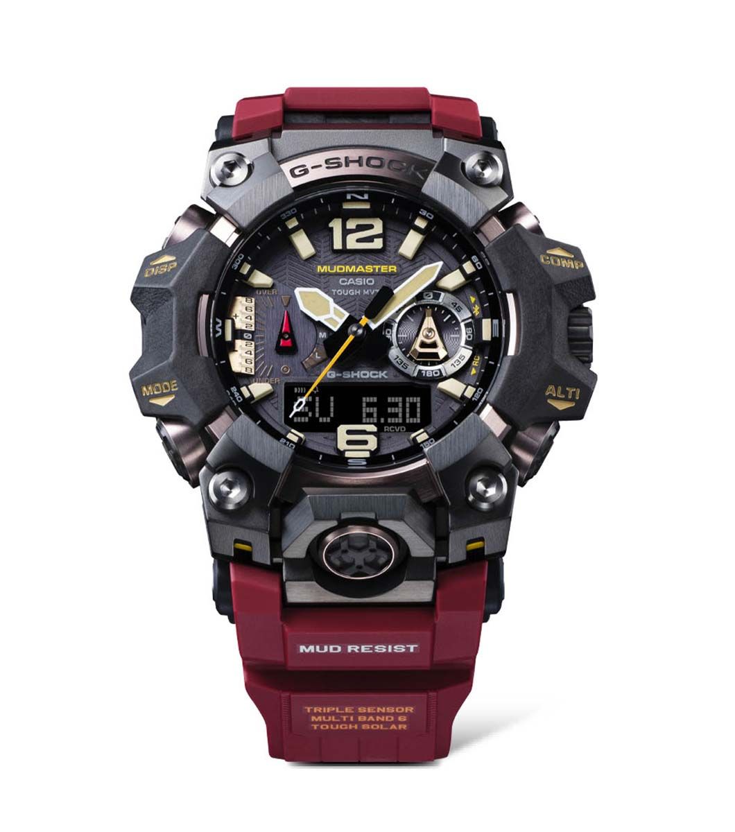 G-SHOCK New Mudmaster Carbon Core Red Watch GWG-B1000-1A4ER
