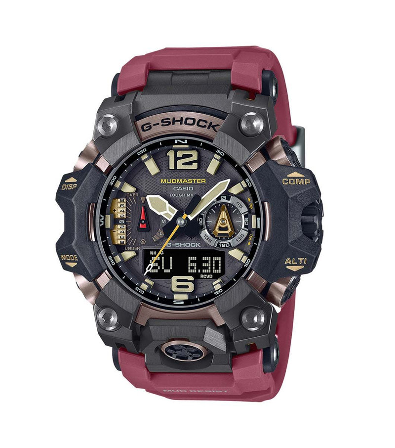 G-SHOCK New Mudmaster Carbon Core Red Watch GWG-B1000-1A4ER