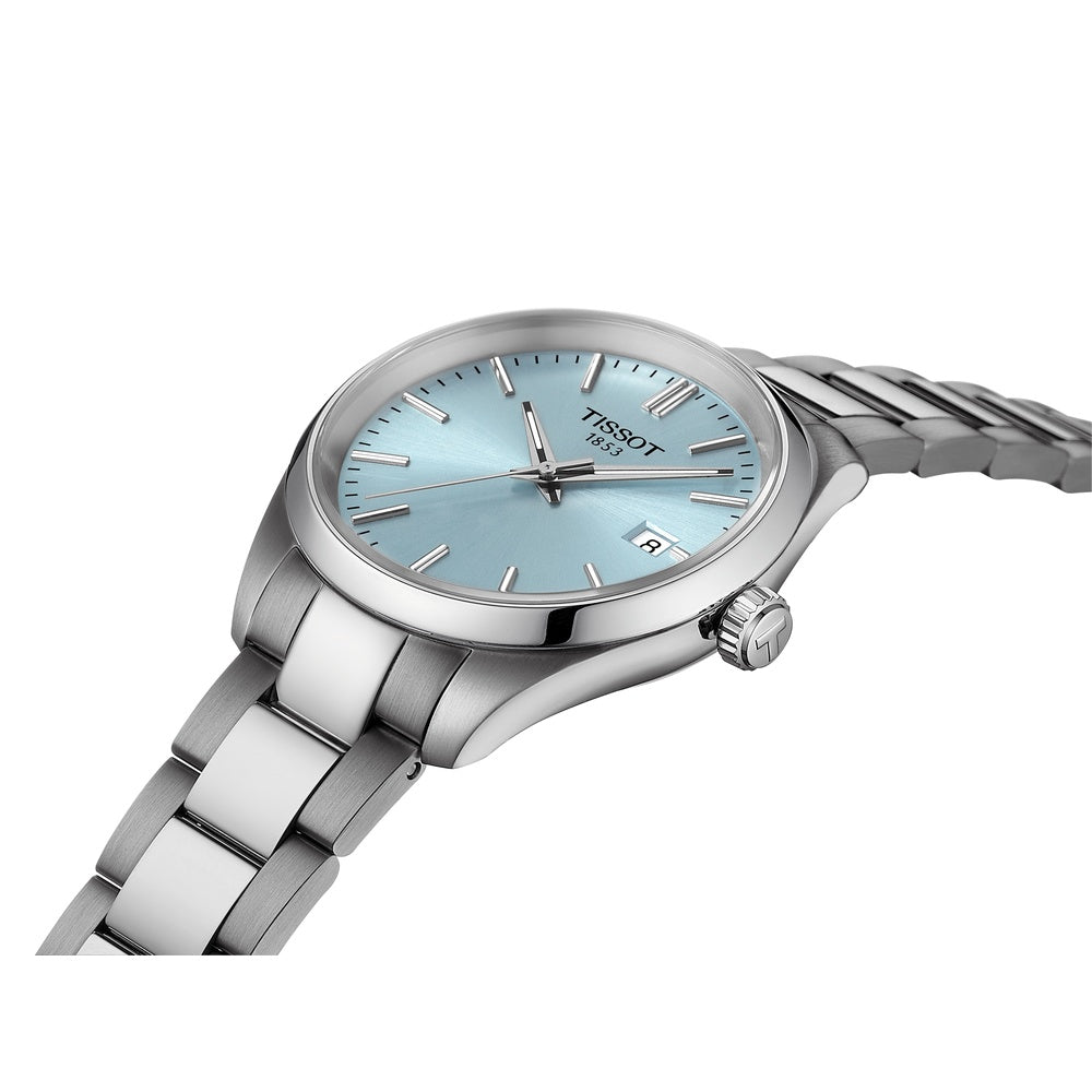 Tissot PR 100 Ice Blue 34mm Stainless Steel Watch