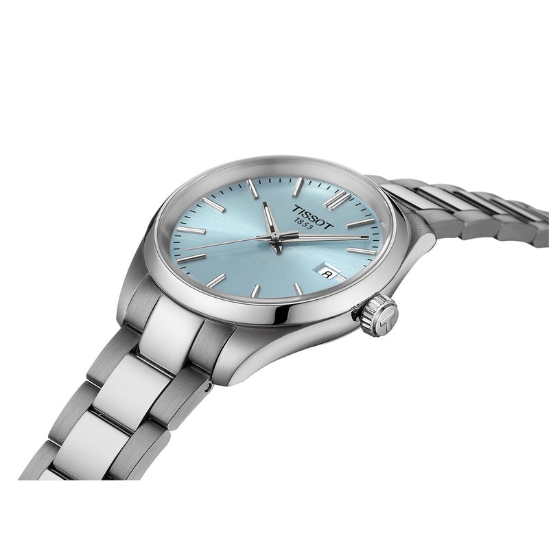 Tissot PR 100 Ice Blue 34mm Stainless Steel Watch