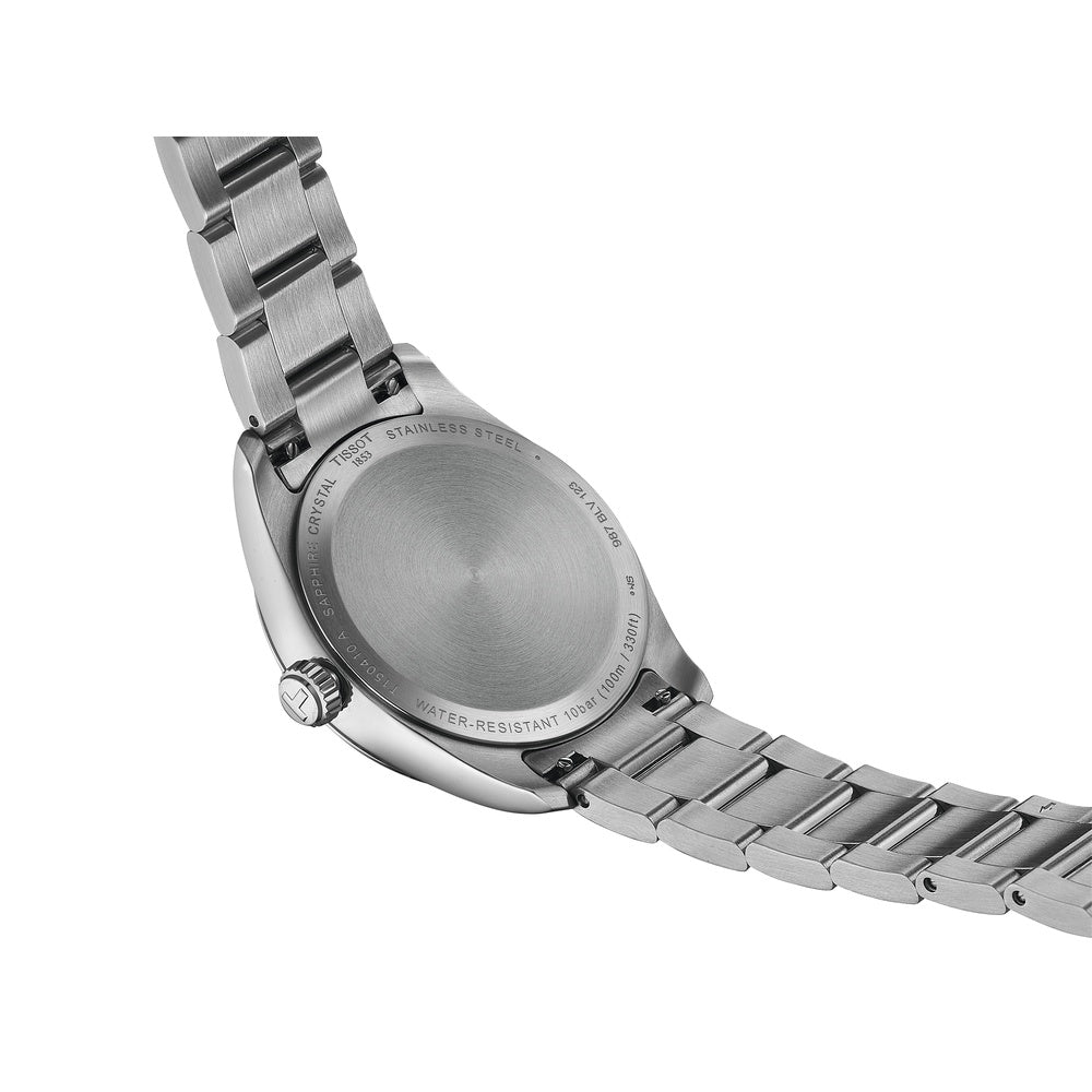 Tissot PR 100 Ice Blue 34mm Stainless Steel Watch