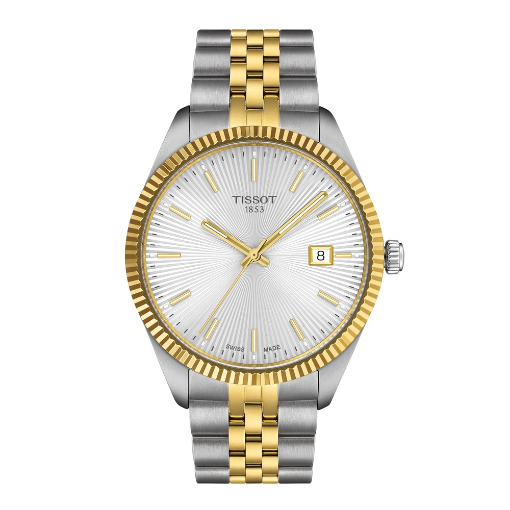 Tissot Ballade Silver Dial Two Tone 40mm Watch