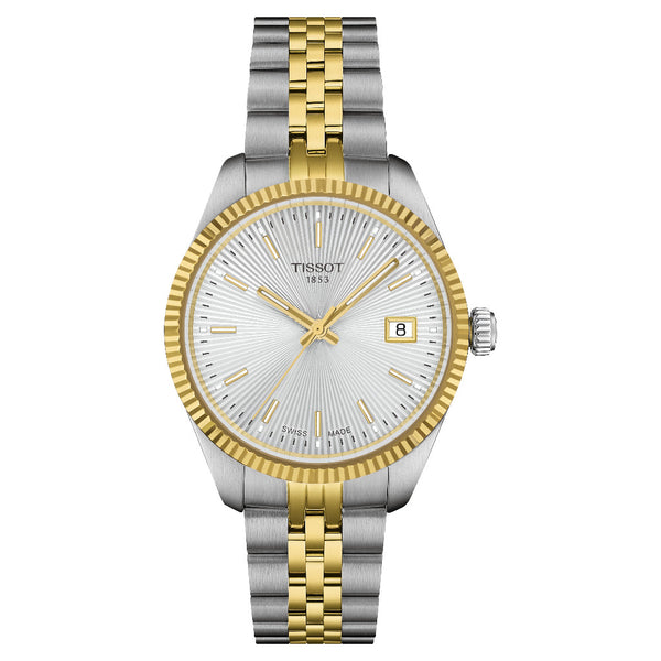 Tissot Ballade Silver Dial Two Tone 34mm Watch