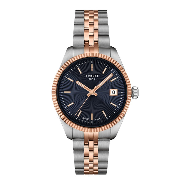 Tissot Ballade Blue Dial Two Tone 34mm Watch