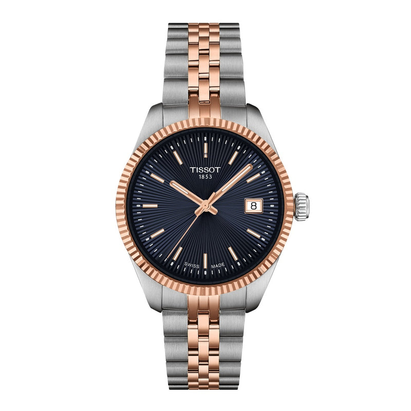 Tissot Ballade Blue Dial Two Tone 34mm Watch