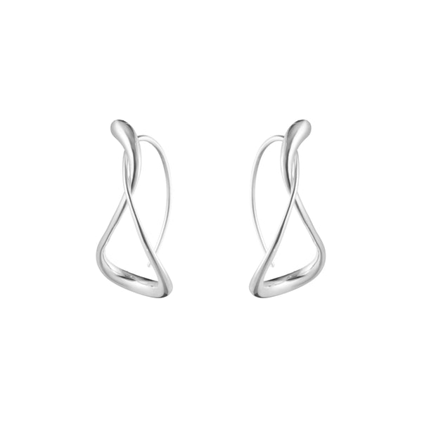 Georg Jensen Mercy Earhoops, Large, Sterling Silver