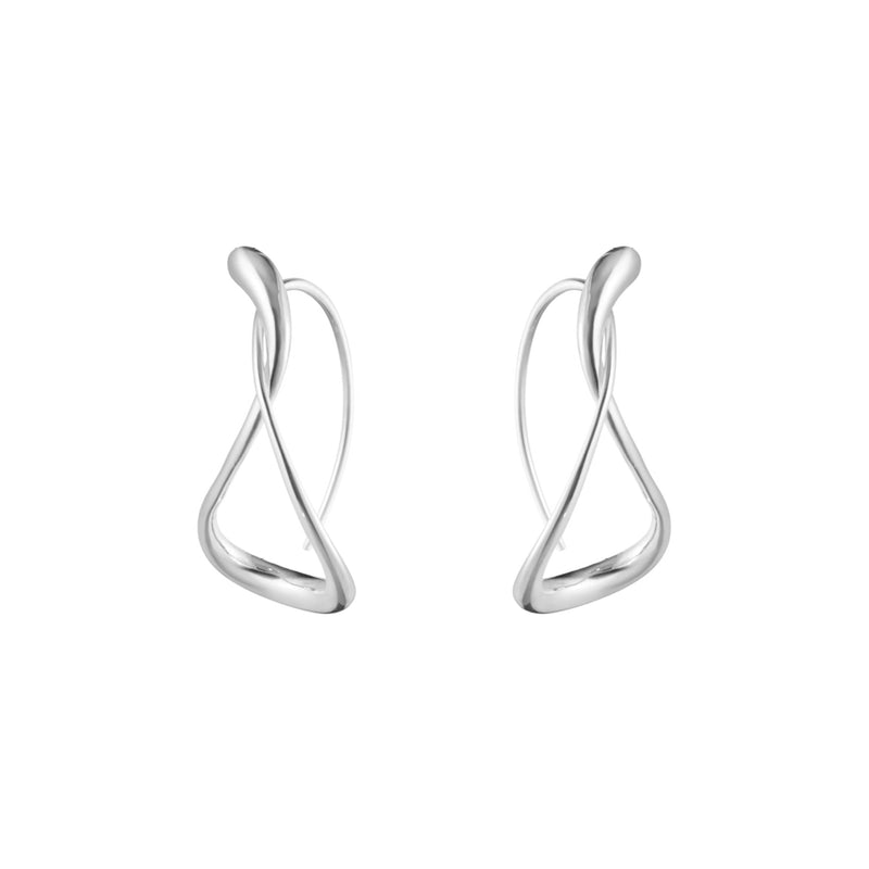 Georg Jensen Mercy Earhoops, Large, Sterling Silver