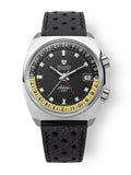 Nivada Grenchen Antarctic GMT Black 36mm Watch 32043A10