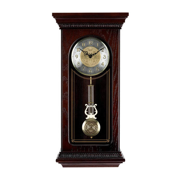 Seiko Quartz Wooden Pendulum Long Wall Clock