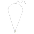 Swarovski Hyperbola Pendant, Mixed Cuts, White, Mixed Metal Finish