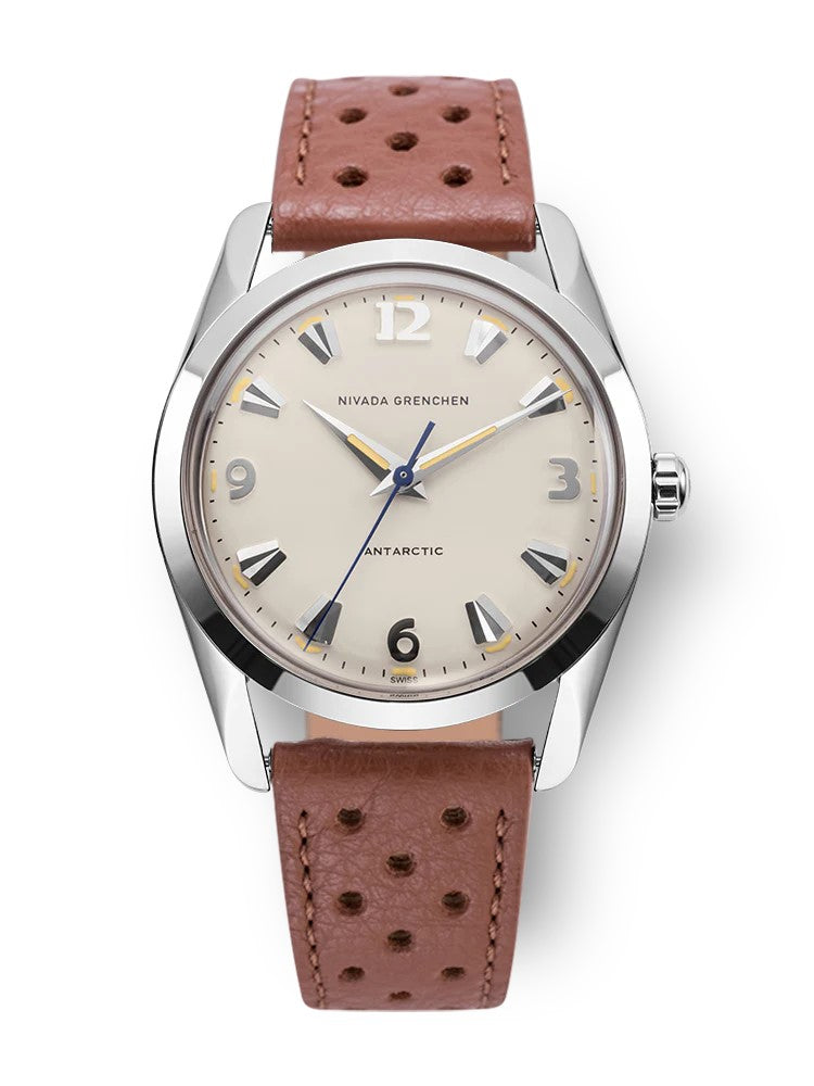 Nivada Grenchen Antarctic 35mm Eggshell Beige Luminova Watch