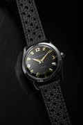 Nivada Grenchen Antarctic 35mm Black & Gold Beige Luminova Watch