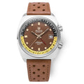Nivada Grenchen Antarctic GMT Tropical 36mm Limited Edition Brown Watch