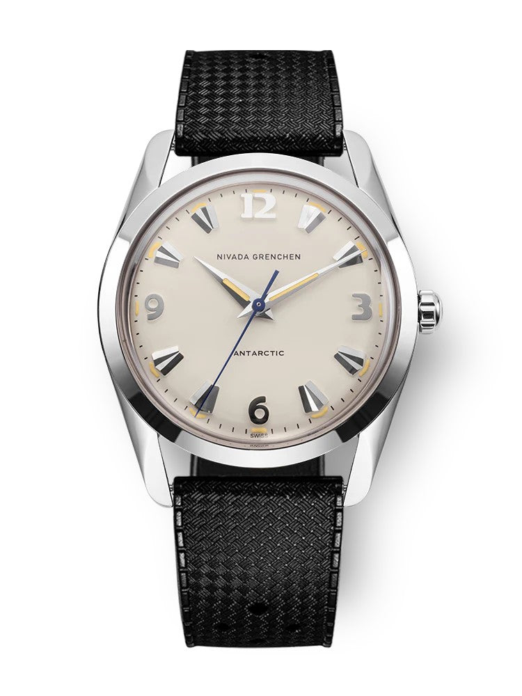 Nivada Grenchen Antarctic 35mm Eggshell Beige Luminova Watch