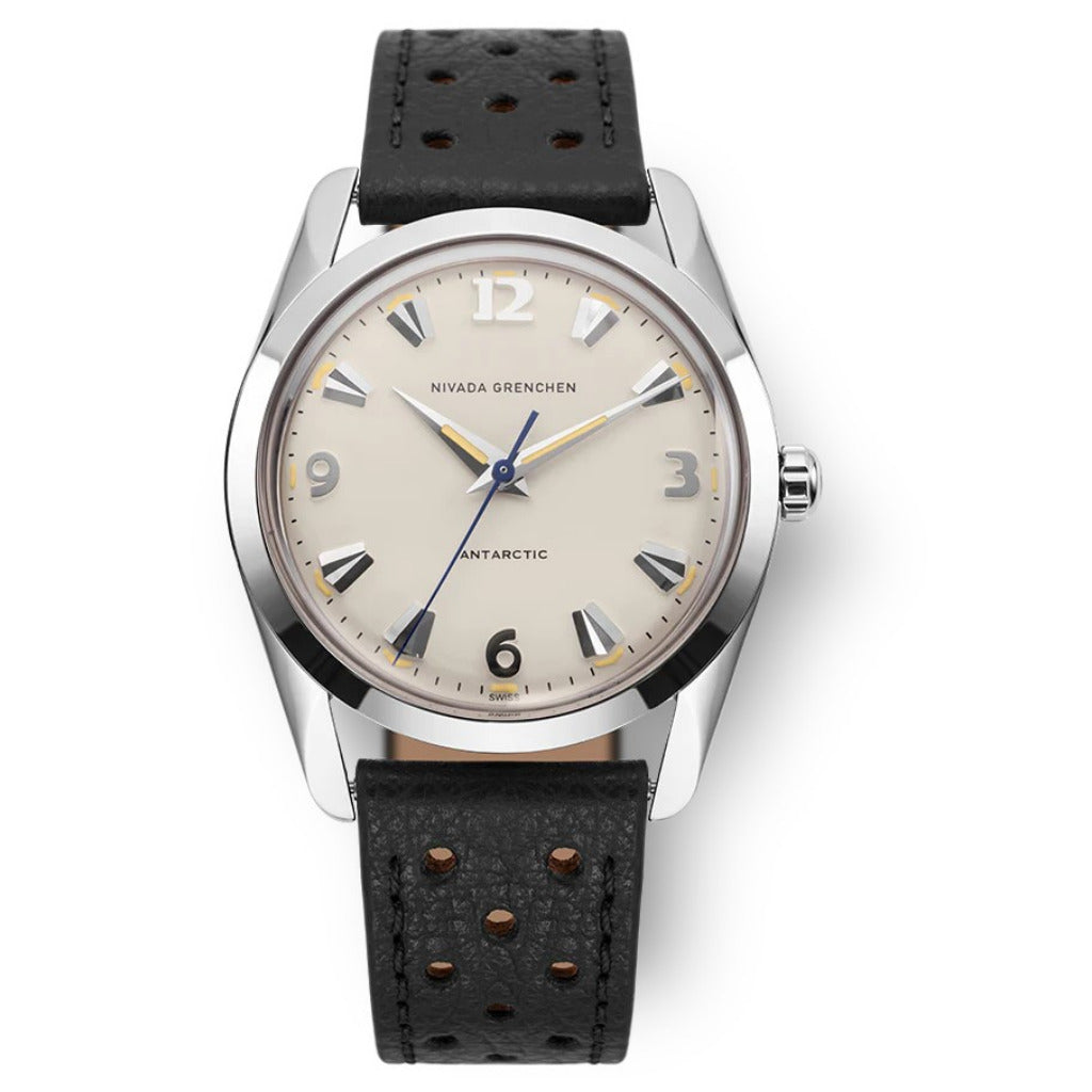 Nivada Grenchen Antarctic 35mm Eggshell Biege Luminova Black Watch