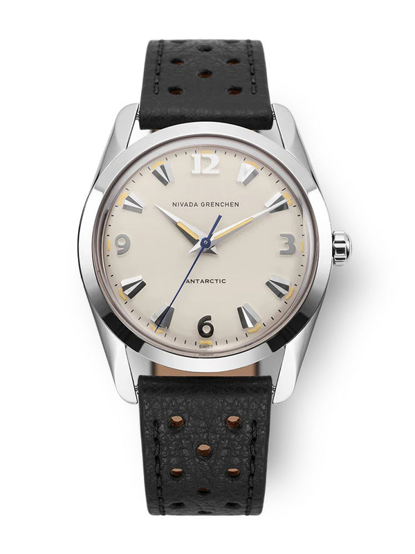 Nivada Grenchen Antarctic 35mm Eggshell Biege Luminova Black Watch