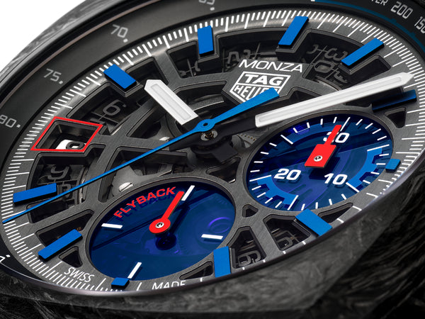 Tag Heuer Monza Flyback Chronometer 42mm Carbon Special Edition Watch CR5090.FN6001
