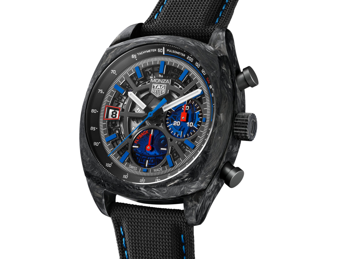 Tag Heuer Monza Flyback Chronometer 42mm Carbon Special Edition Watch CR5090.FN6001