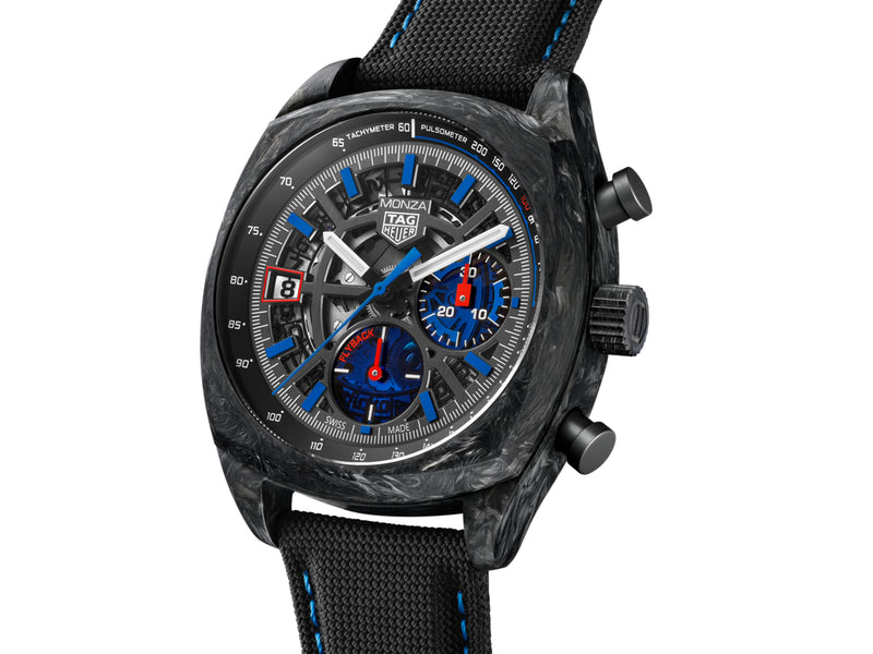 Tag Heuer Monza Flyback Chronometer 42mm Carbon Special Edition Watch CR5090.FN6001