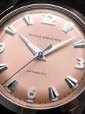 Nivada Grenchen Antarctic 35mm Salmon No Date Limited Edition Watch