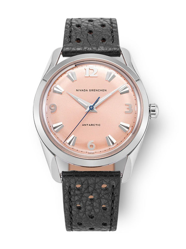 Nivada Grenchen Antarctic 35mm Salmon No Date Limited Edition Watch