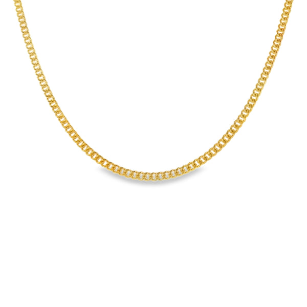 9ct Yellow Gold Filed 18''/45cm Curb Chain