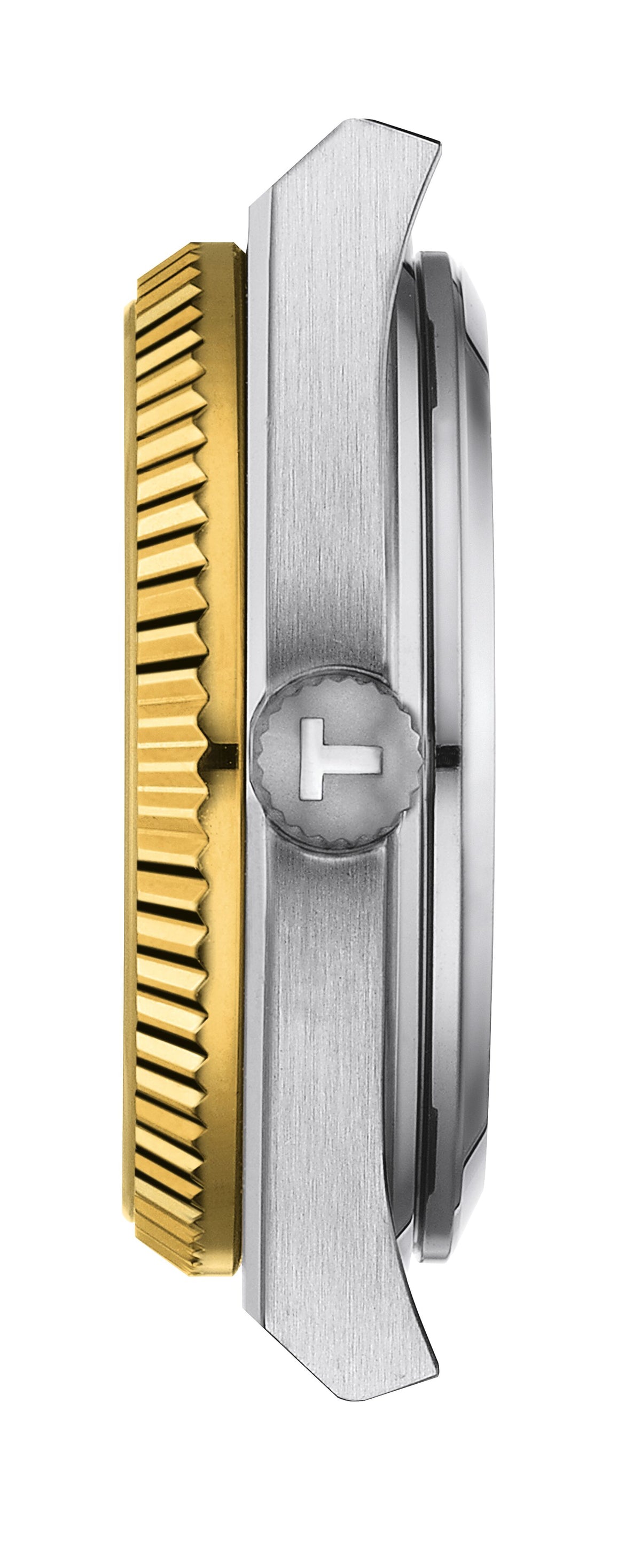 Tissot PRX Powermatic 80 35mm Steel and 18K Gold Bezel Watch T9312074103101