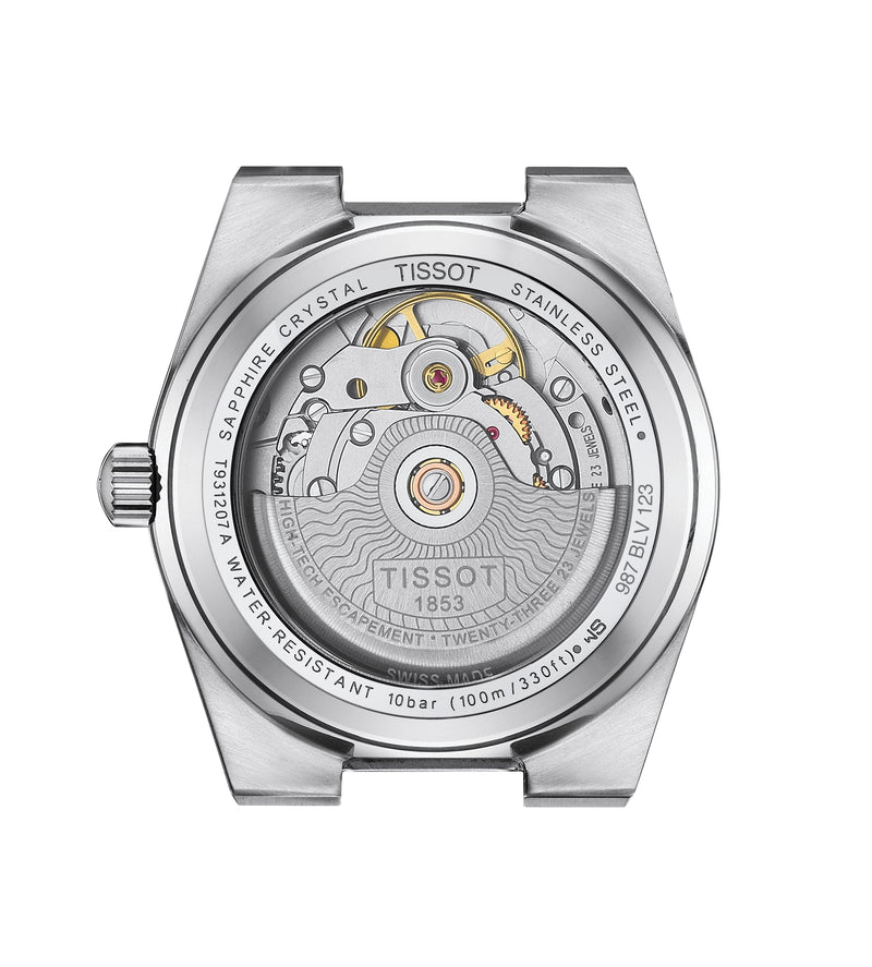 Tissot PRX Powermatic 80 35mm Steel and 18K Gold Bezel Watch T9312074103101