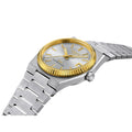 Tissot PRX Powermatic 80 35mm Steel and 18K Gold Bezel Watch T9312074103101