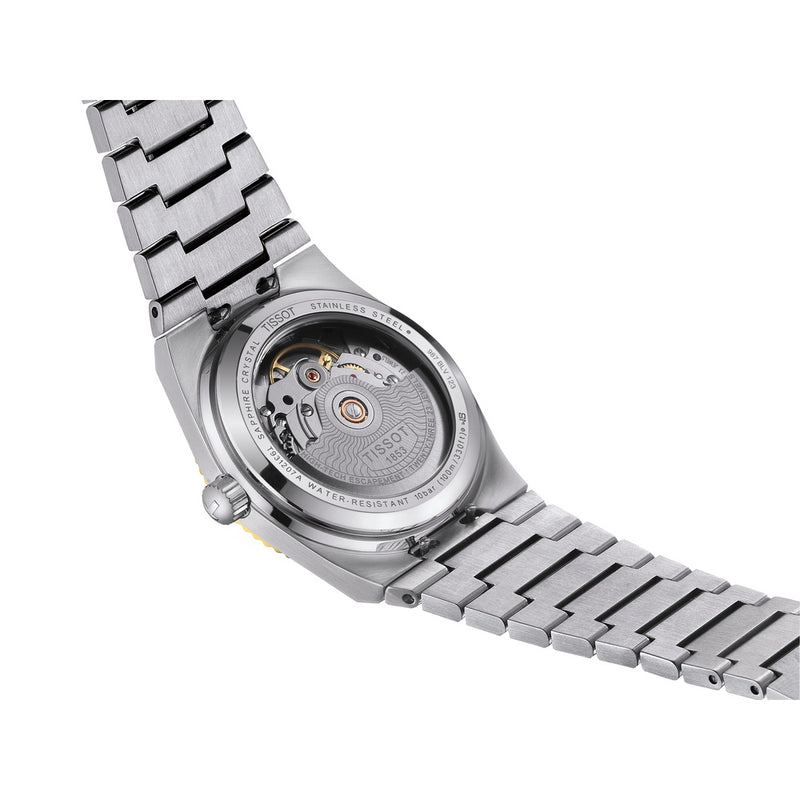 Tissot PRX Powermatic 80 35mm Steel and 18K Gold Bezel Watch T9312074103101