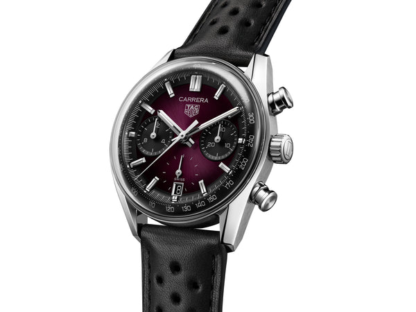 Tag Heuer Carrera Chronograph Date Purple 39mm Watch CBS2219.FC6607