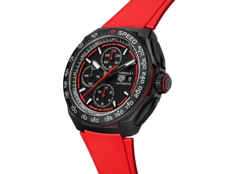 Tag Heuer Formula 1 Chronograph Red Automatic, 44mm, Titanium Watch CBZ2085.FT8093