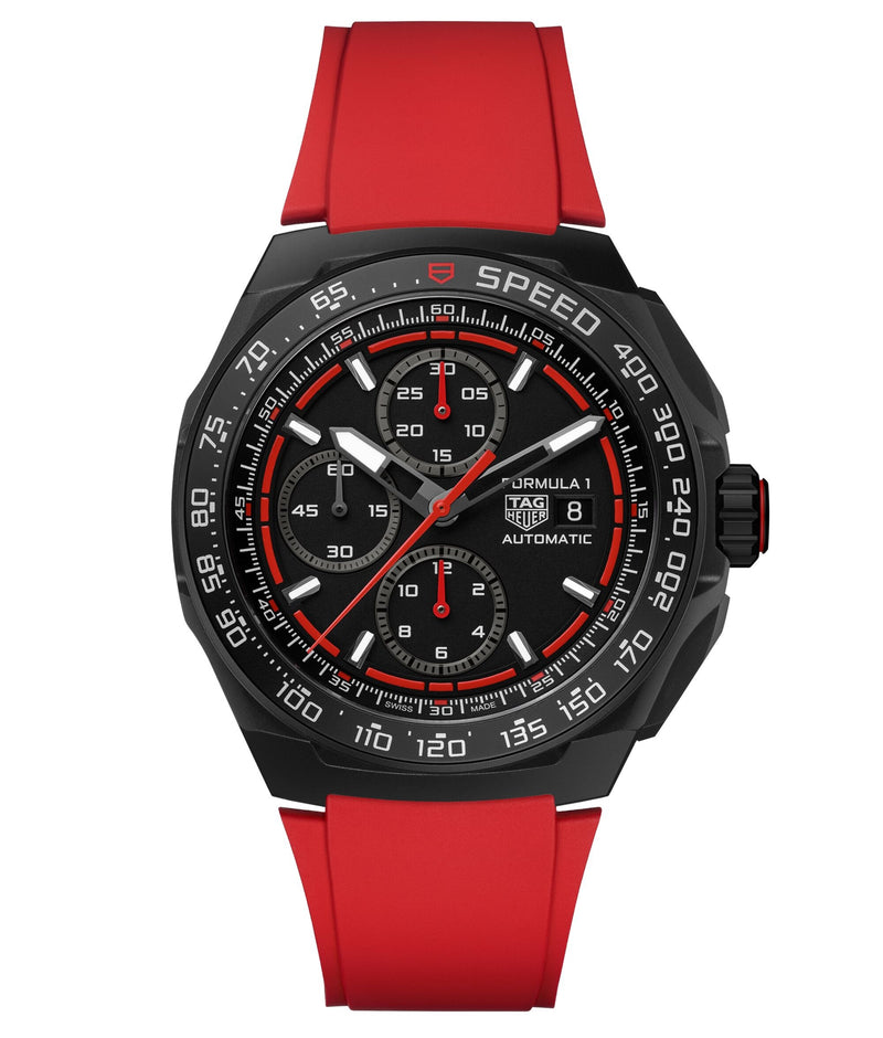 Tag Heuer Formula 1 Chronograph Red Automatic, 44mm, Titanium Watch CBZ2085.FT8093