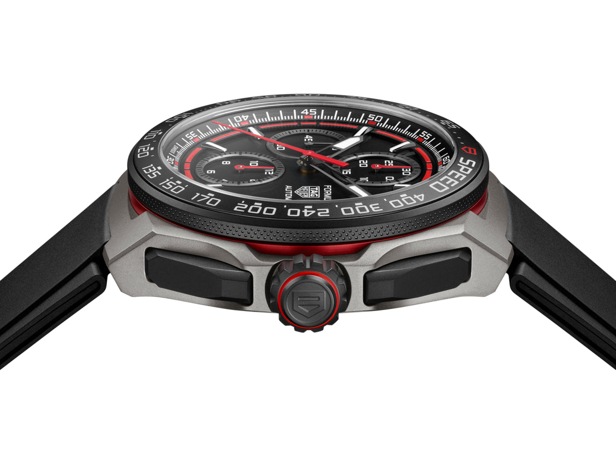 Tag Heuer Formula 1 Chronograph Black Automatic, 44mm, Titanium Watch CBZ2082.FT8096