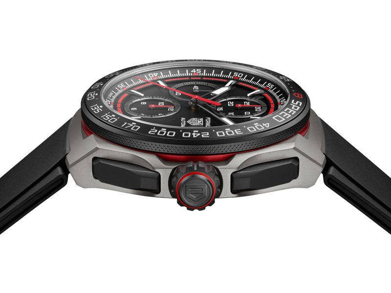 Tag Heuer Formula 1 Chronograph Black Automatic, 44mm, Titanium Watch CBZ2082.FT8096