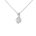 Diamond 18ct White Gold 1.00ct Round Brilliant Cut Pendant