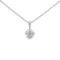 Diamond 18ct White Gold 1.00ct Round Brilliant Cut Pendant