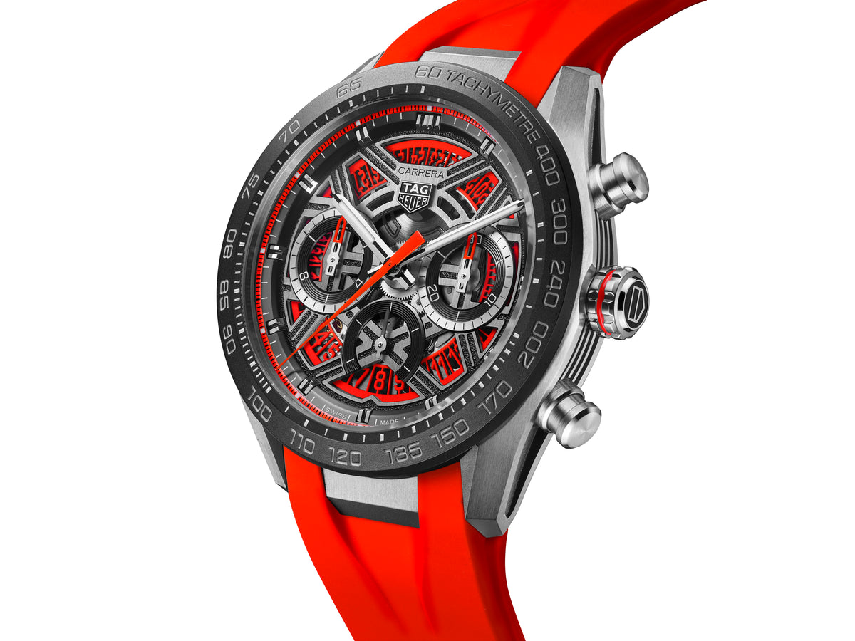 TAG Heuer Carrera Chronograph Extreme Sport Red 44mm Watch CBU2082.FT6275