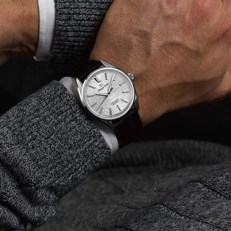 Grand Seiko Evolution 9 'Birch Bark' Titanium Hi-Beat 38.6mm Watch SLGW003