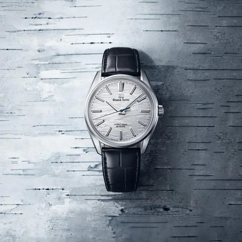 Grand Seiko Evolution 9 'Birch Bark' Titanium Hi-Beat 38.6mm Watch SLGW003