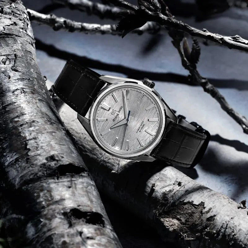 Grand Seiko Evolution 9 'Birch Bark' Titanium Hi-Beat 38.6mm Watch SLGW003