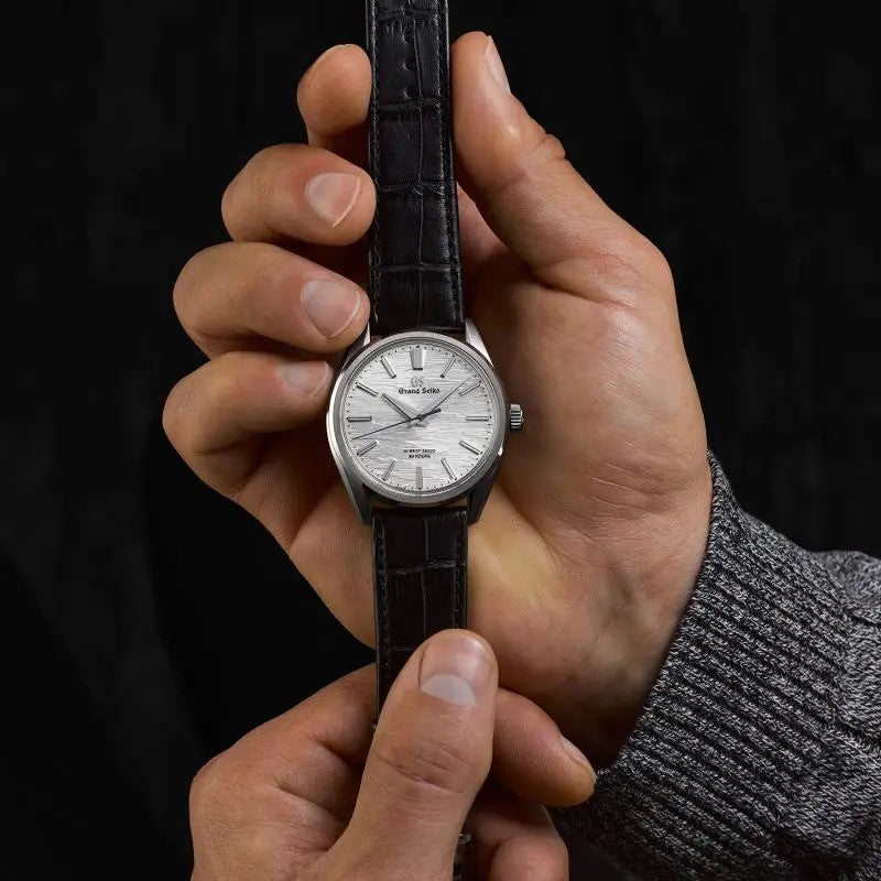 Grand Seiko Evolution 9 'Birch Bark' Titanium Hi-Beat 38.6mm Watch SLGW003