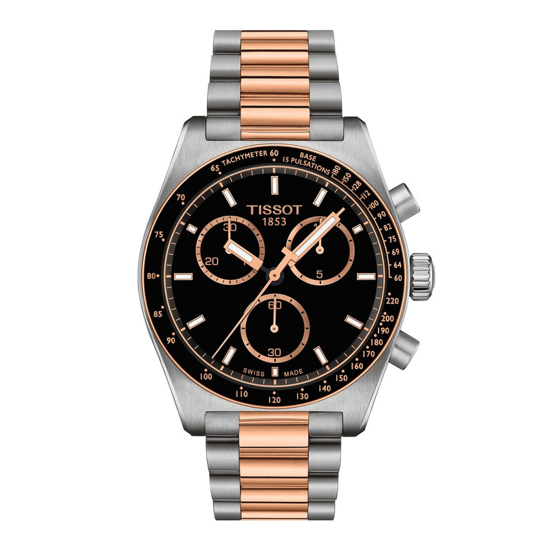 Tissot PR516 Quartz Chronograph Rose & Steel 40mm Watch T1494172205101