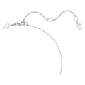 Swarovski Ariana Grande x Swarovski pendant, Mixed cuts, Heart, White, Rhodium plated