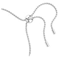 Swarovski Matrix Tennis bracelet, Mixed round cuts, White, Rhodium plated