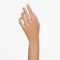 Swarovski Mesmera bracelet, Mixed cuts, Blue, Rhodium plated