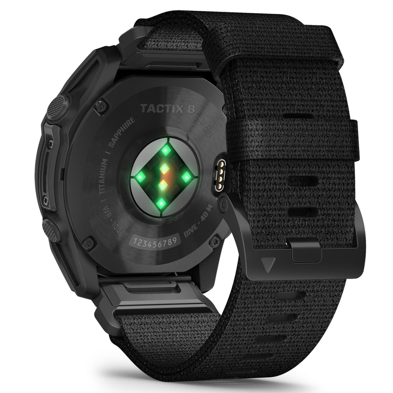 Garmin Tactix 8 - 51mm, AMOLED Includes Applied Ballistics Ultralight™ Solver 010-03406-01
