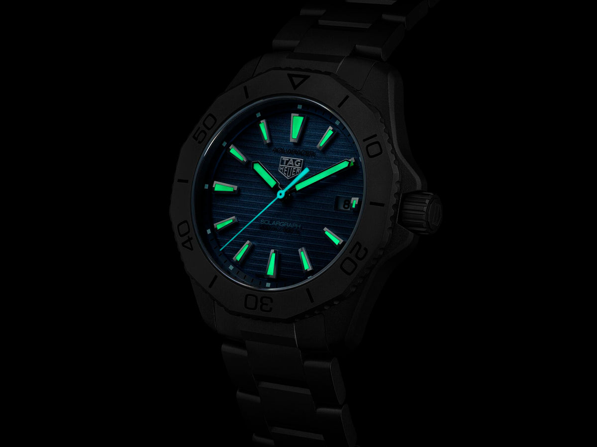 Tag Heuer Aquaracer Professional 200 Solargraph Ice Blue Titanium 40mm WBP1182.BF0000